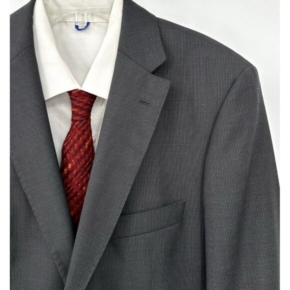 HUGO BOSS 2 piece suit c-pasini/c-movie 100% wool flat front gray 40R 34L - Picture 1 of 16